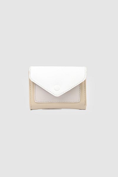 La La'Graccio Paris La'Graccio Paris Women's Papev Multicolor Envelope Wallet White