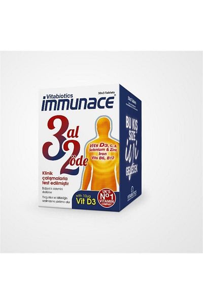 Immunace 30 Tablets 3 Pieces