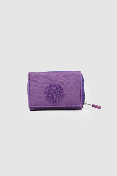 La La'Graccio Paris La'Graccio Paris Women's Crinkle Small Wallet Purple