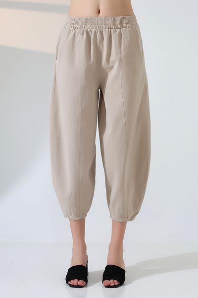 LOKADI Women's Soft Texture Premium Skinny Leg Gabardine Trousers
