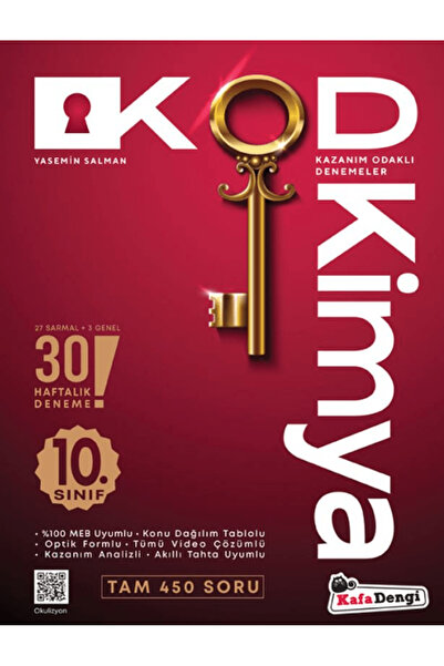 Kafa Dengi Yayınları 10. Sınıf Kimya KOD 30 Deneme / Kolektif / Kafa Dengi Ya...