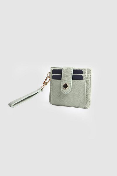 La La'Graccio Paris La'Graccio Paris Women's Greenhouse Card Holder Wallet Mint