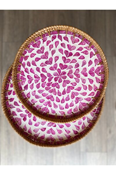 Naciye home Sedefli tepsi