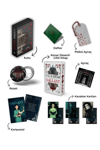 Artemis Yayınları Gallant- Kutulu Set (Ciltli) / V. E. Schwab / Artemis Yayın...