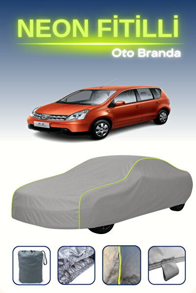 Cemku Shine رمادي [نيسان جراند ليفينا 2006 - 2021] مشمع سيارة متوافق مع حبال ...