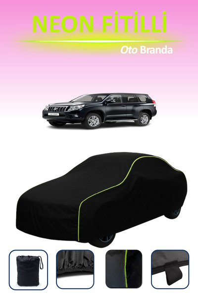 Cemku Cool أسود [تويوتا لاند كروزر 150 5 أبواب 2013 - 2017] مشمع سيارة متوافق...