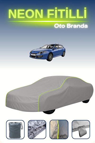 Cemku Shine رمادي [رينو لاجونا إستيت 2010 - 2016] مشمع سيارة متوافق مع حبال ا...