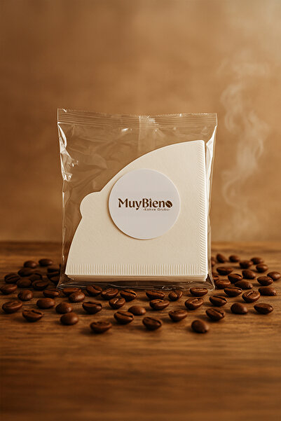 Muybieno Siyah Seramik Dripper ve Demleme Kağıdı(50’li) Seti