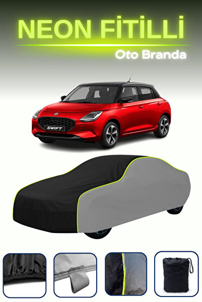 Cemku Shade رمادي-أسود-رمادي [سوزوكي سويفت 6] غطاء سيارة متوافق مع حبال النيو...