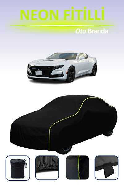 Cemku Cool أسود [شيفروليه كامارو Z28 2013 - 2021] مشمع سيارة متوافق مع حبال ا...