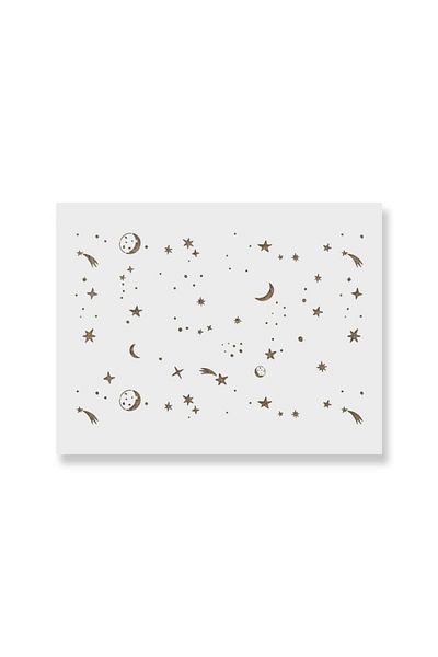 OEM Sablon Perete Vopsire, Tencuiala 900x600x0.7mm Sky Stars Refolosibil, Model Mxsp7092