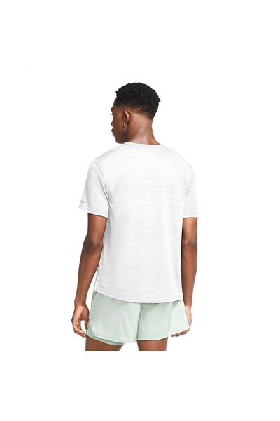 Nike M Nk Df Mıler Top Ss Ανδρικό λευκό μπλουζάκι - Cu5992-100