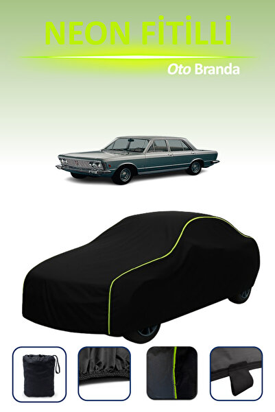 Cemku Cool أسود [فيات 130 2800/3200 ليموزين 1969 - 1976] مشمع سيارة مضلع نيون...