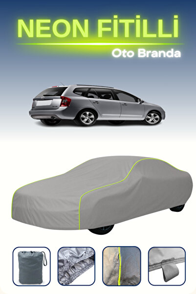 Cemku Shine رمادي [كيا روندو 2008 - 2013] مشمع سيارة متوافق مع حبال النيون، م...