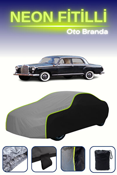 Cemku Fast أسود-رمادي-أسود [مرسيدس بنز W121 سيدان] غطاء سيارة متوافق مع حبال ...