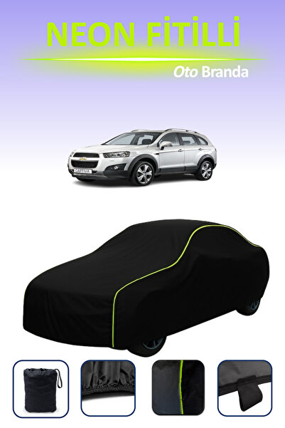 Cemku Cool أسود [شيفروليه كابتيفا 2011 - 2021] مشمع سيارة متوافق مع حبال الني...