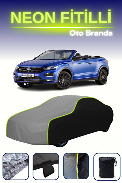 Cemku Fast أسود-رمادي-أسود [فولكس فاجن T-Roc كابريوليه 2019 - 2021] مشمع سيار...