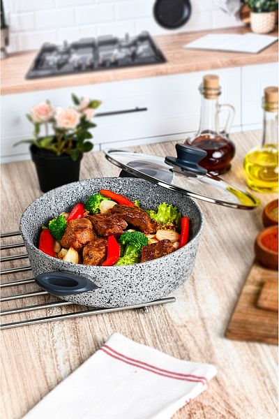 FİTHOME Granite Fireproof Non-Stick Yakamoz Model Rice Pot