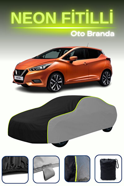 Cemku Shade رمادي-أسود-رمادي [نيسان ميكرا 5 أبواب 2017 - 2021] مشمع سيارة متو...