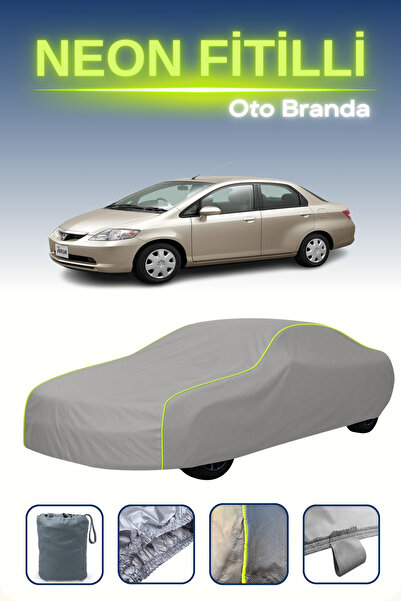 Cemku Shine رمادي [Honda Fit Aria] مشمع سيارة متوافق مع حبال النيون، مقاوم لل...