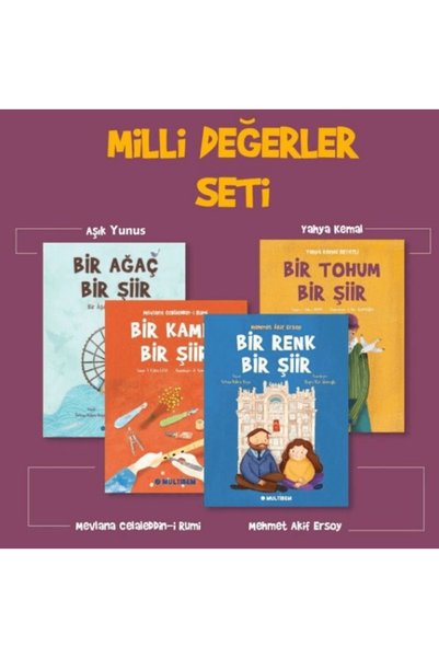 Multibem Yayınları Milli Değerler Seti - İlkokul Okuma Seti / Fatma Kübra Kaya / Multibem Yayınları / 9780000023192