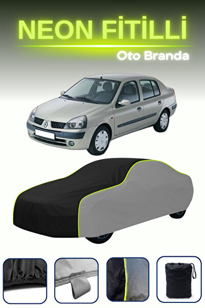 Cemku Shade رمادي-أسود-رمادي [رينو كليو سيمبول/ثاليا 2002 - 2006] مشمع سيارة ...