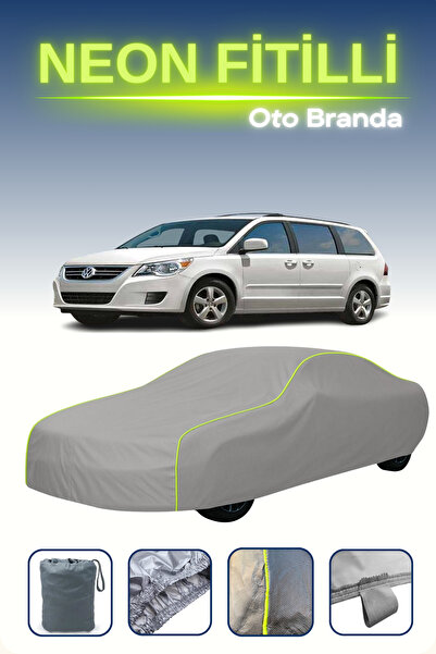 Cemku Shine رمادي [فولكس فاجن روتان 2008 - 2013] مشمع سيارة متوافق مع حبال النيون، مقاوم للماء والغبار