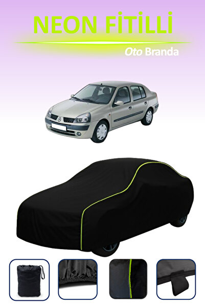 Cemku Cool أسود [رينو كليو سيمبول/ثاليا 2002 - 2006] مشمع سيارة متوافق مع الن...