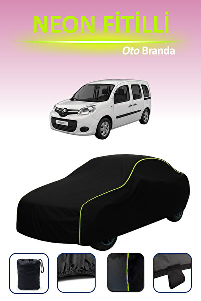 Cemku Cool أسود [رينو كانجو 2008 - 2021] مشمع سيارة متوافق مع حبال النيون، مق...