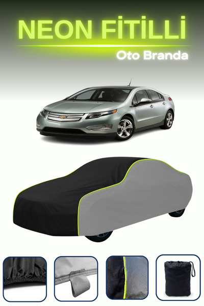 Cemku Shade رمادي-أسود-رمادي [شيفروليه فولت 1] غطاء سيارة متوافق مع حبال الني...