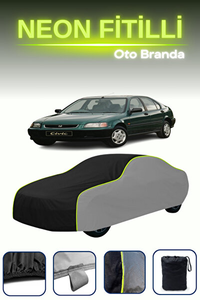 Cemku Shade رمادي-أسود-رمادي [هوندا سيفيك 5 أبواب 1995 - 1997] مشمع سيارة متو...