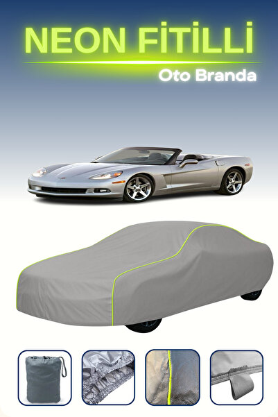 Cemku Shine رمادي [شيفروليه كورفيت المكشوفة] متوافق مع القماش المشمع للسيارة،...