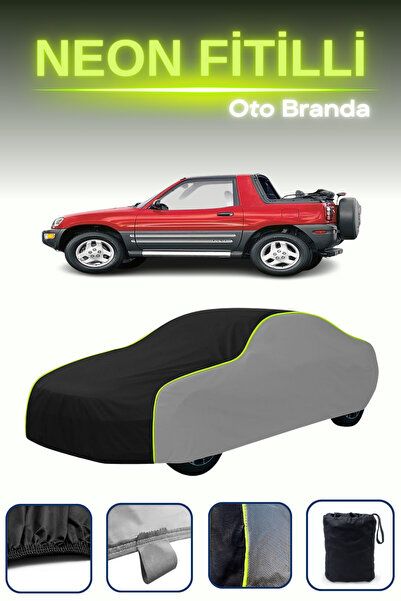 Cemku Shade رمادي-أسود-رمادي [تويوتا راف4 1 سقف ناعم متوافق مع قماش السيارة ا...