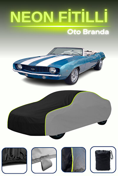 Cemku Shade رمادي-أسود-رمادي [شيفروليه كامارو 1 المكشوفة] قماش مشمع سيارة نيو...