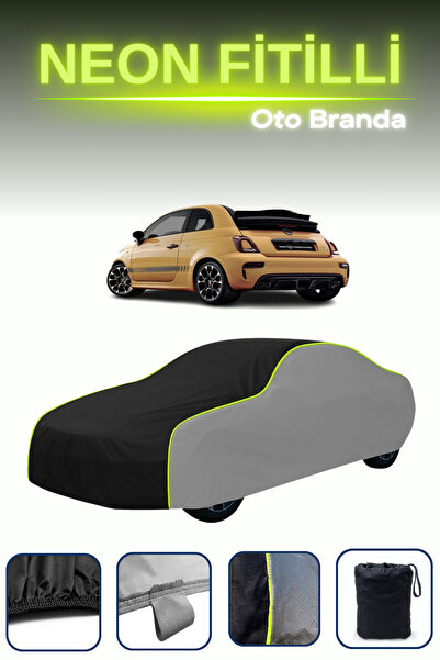 Cemku Shade Grey-Black-Grey [Fiat 595C Abarth 2016 - 2021] Compatible Neon Co...