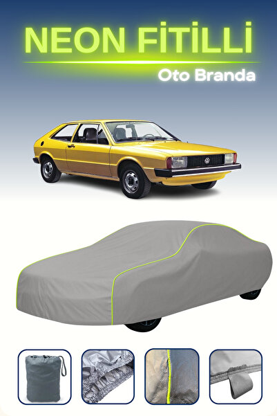 Cemku Shine رمادي [فولكس فاجن شيروكو 1977 - 1981] مشمع سيارة متوافق مع حبال ا...