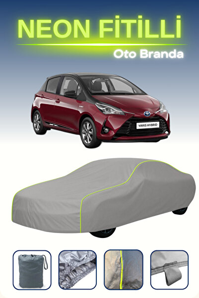 Cemku Shine رمادي [تويوتا ياريس] مشمع سيارة متوافق مع النيون، مقاوم للماء وال...