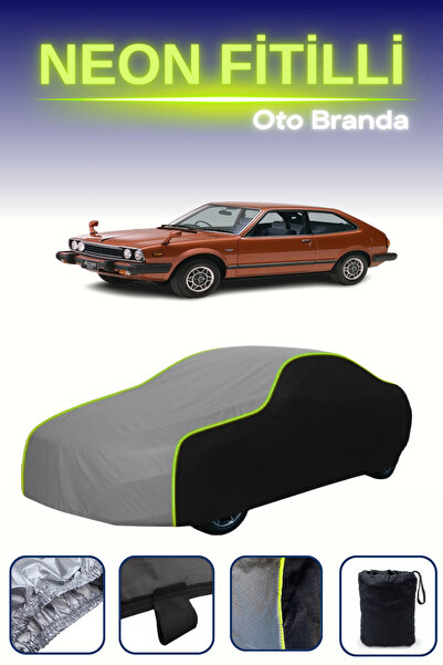 Cemku Fast أسود-رمادي-أسود [هوندا أكورد 1 هاتشباك] غطاء سيارة متوافق مع حبال ...