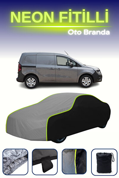 Cemku Fast أسود-رمادي-أسود [رينو كانجو 3 رابيد] مشمع سيارة متوافق مع النيون، ...