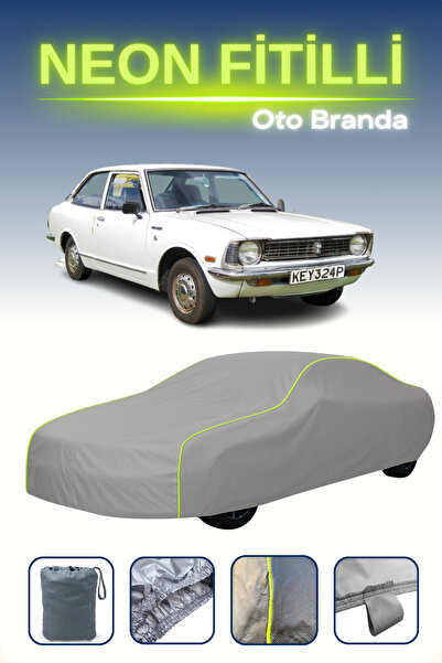 Cemku Shine رمادي [تويوتا كورولا 2 سيدان ببابين] مشمع سيارة متوافق مع حبال ال...