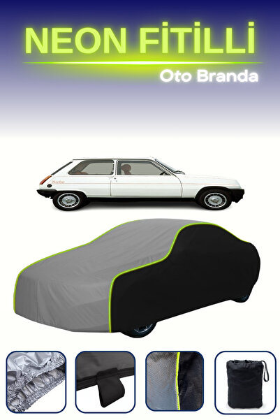 Cemku Fast أسود-رمادي-أسود [رينو 5 3 أبواب 1972 - 1984] مشمع سيارة متوافق مع ...