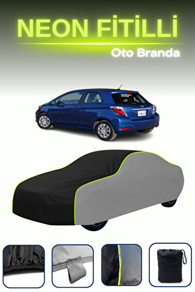 Cemku Shade رمادي-أسود-رمادي [تويوتا ياريس 3 أبواب 2011 - 2014] مشمع سيارة مت...