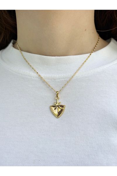 Eylülün Takısı Women's Gold Color Polar Star Necklace