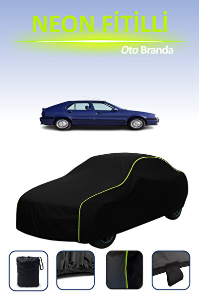 Cemku Cool أسود [رينو 19 5 أبواب 1988 - 1992] مشمع سيارة متوافق مع حبال النيو...