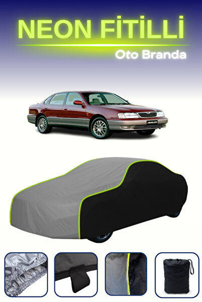 Cemku Fast أسود-رمادي-أسود [تويوتا أفالون 2] مشمع سيارة متوافق مع حبال النيون...