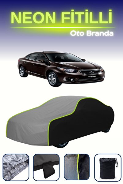 Cemku Fast أسود-رمادي-أسود [Renault Samsung Sm3 2] مشمع سيارة متوافق مع حبال ...