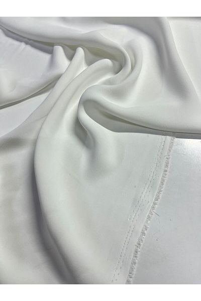 Kumaş sever Draped Adriana Crepe Fabric Double En Meteric Evening Dress Ferace Hijab Clothing Sewing
