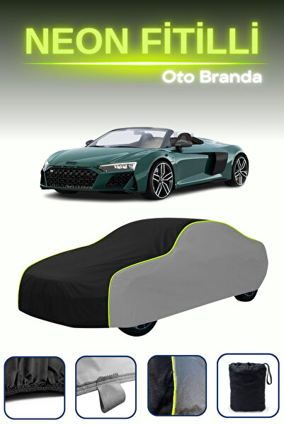 Cemku Shade رمادي-أسود-رمادي [أودي R8 سبايدر 2018 - 2021] قماش مشمع متوافق مع...