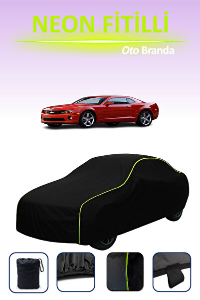 Cemku Cool أسود [شيفروليه كامارو Ss 2010 - 2013] مشمع سيارة متوافق مع حبال ال...