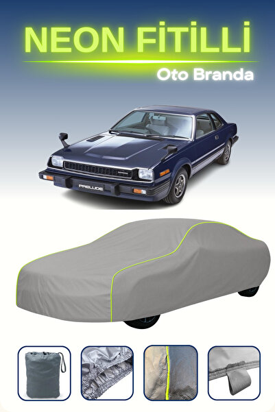 Cemku Shine رمادي [Honda Prelude 1 Coupe] مشمع سيارة متوافق مع حبال النيون، م...